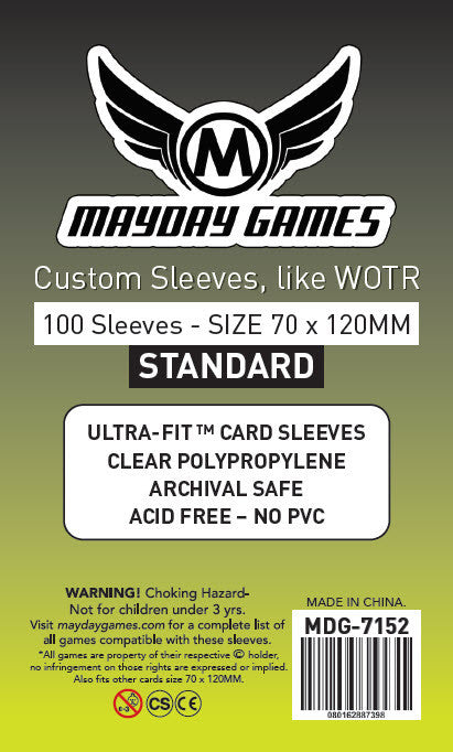 Mayday - Special XL Standard Sleeves (70*120 MM) (pack of 100)