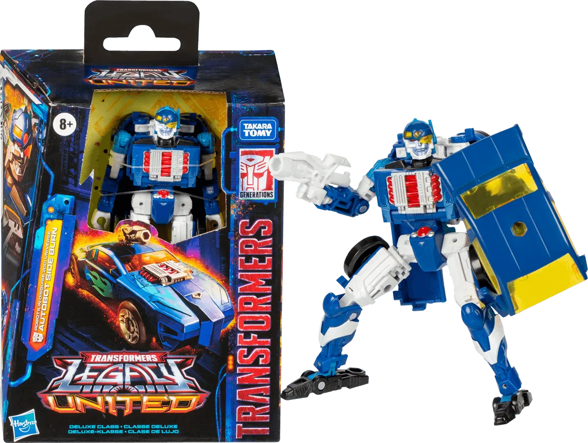 26472 Transformers Legacy United: Deluxe Class - Robots in Disguise 2001 Universe Autobot Side Burn - Hasbro - Titan Pop Culture