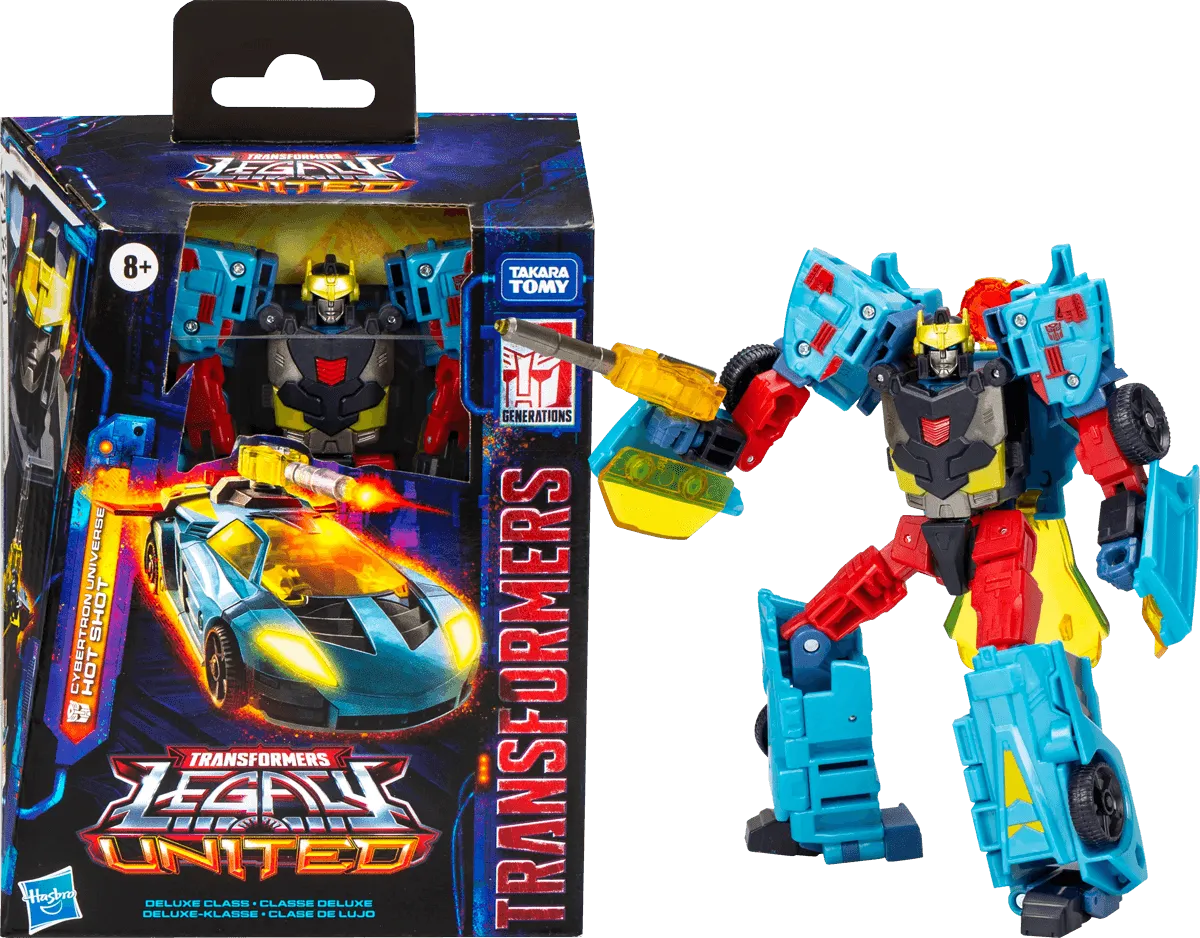 26474 Transformers Legacy United: Deluxe Class - Cybertron Universe Hot Shot - Hasbro - Titan Pop Culture