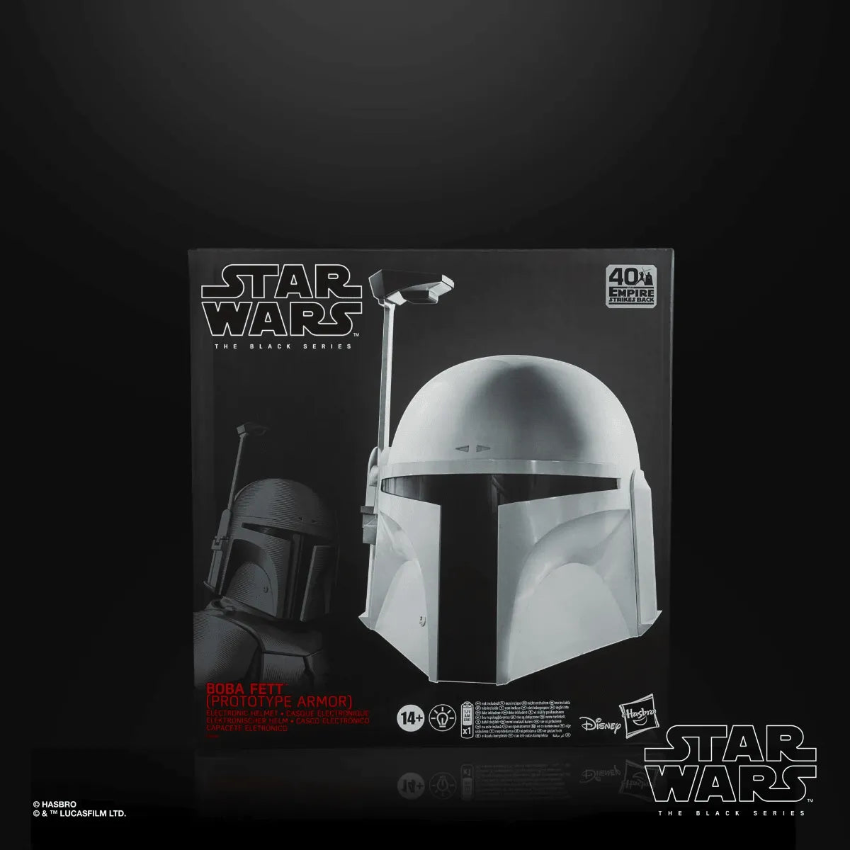 26685 Star Wars The Black Series Premium Electronic Helmet - Boba Fett (Prototype Armor) - Hasbro - Titan Pop Culture