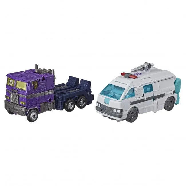 27160 Transformers Generations Selects: Deluxe Shattered Glass Ratchet and Optimus Prime (WFC-GS17) - Hasbro - Titan Pop Culture