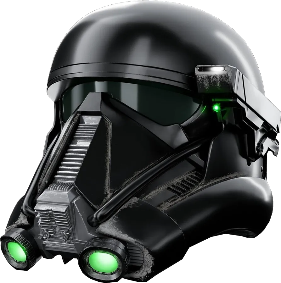 28462 Star Wars The Black Series: Imperial Death Trooper Electronic Helmet - Hasbro - Titan Pop Culture