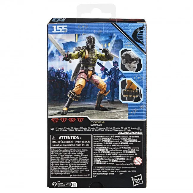 29848 G.I. Joe Classified Series: #155 Darklon - Hasbro - Titan Pop Culture