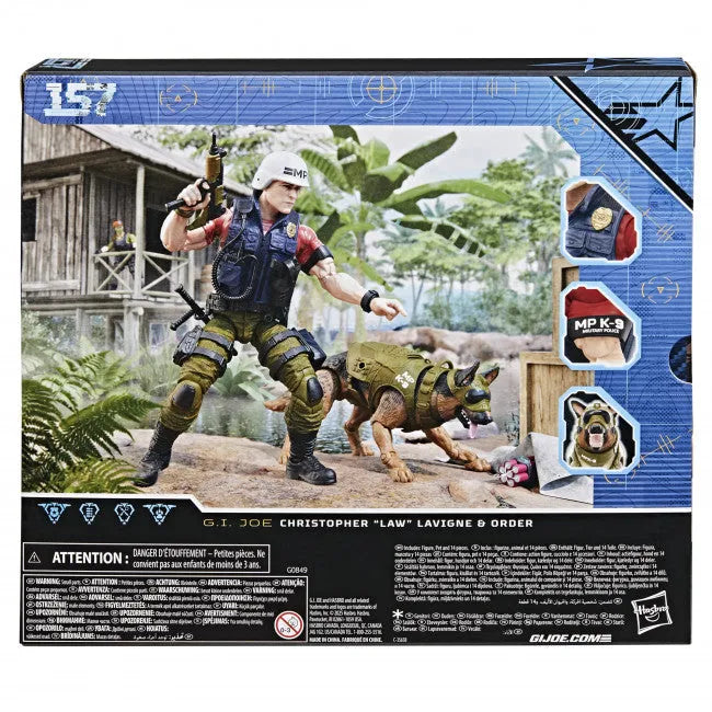 29850 G.I. Joe Classified Series: #157 Christopher "Law" Lavigne & Order - Hasbro - Titan Pop Culture