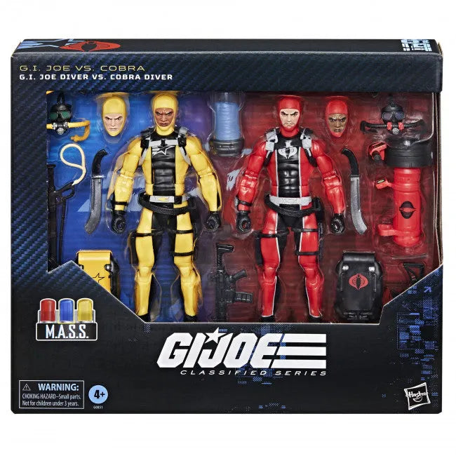29851 G.I. Joe Classified Series: #169 G.I. Joe Diver Vs. Cobra Diver - Hasbro - Titan Pop Culture