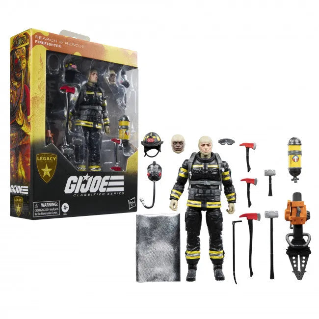 29865 G.I. Joe Classified Series: Legacy Collection - Search & Rescue Firefighter - Hasbro - Titan Pop Culture