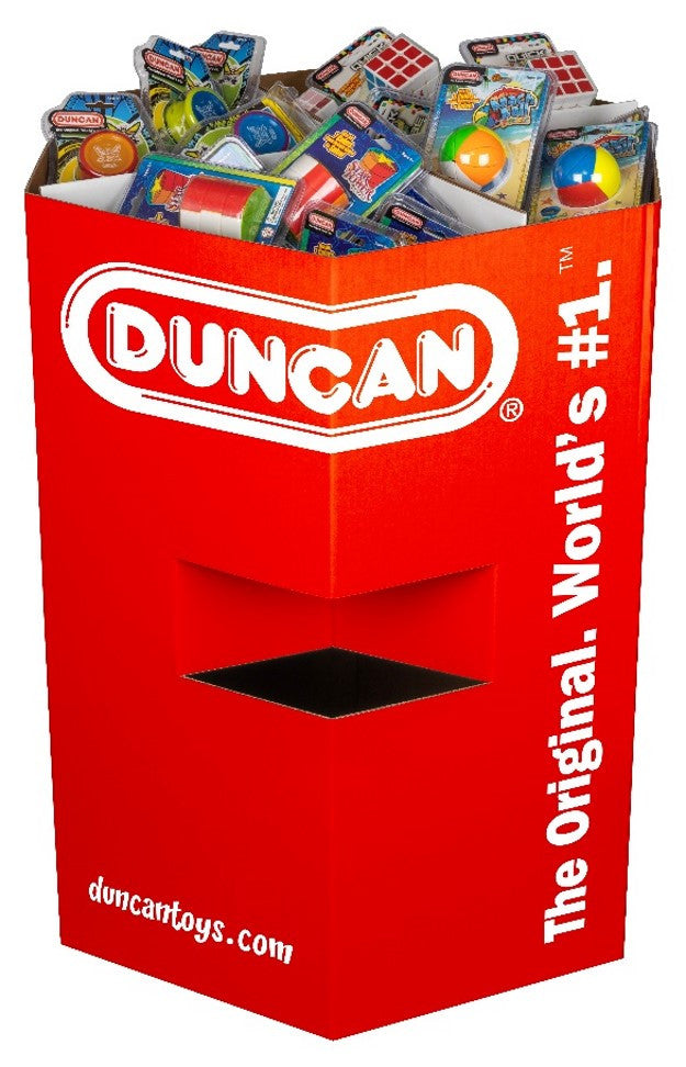 Duncan Brain Game and Yo-Yo Dump Bin Stand