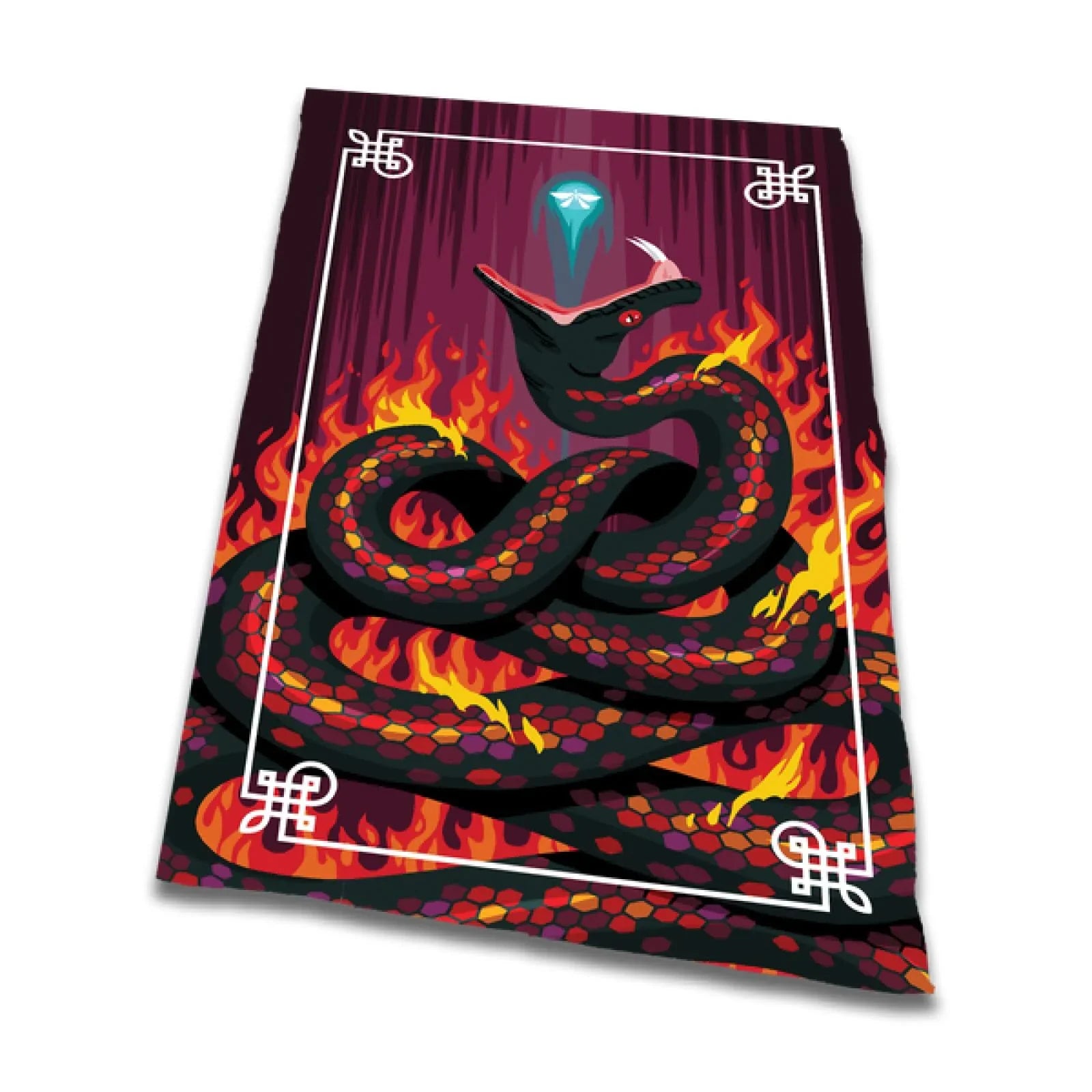 Fablemaker's Deck Of Many Things - Reading Mat - Flames