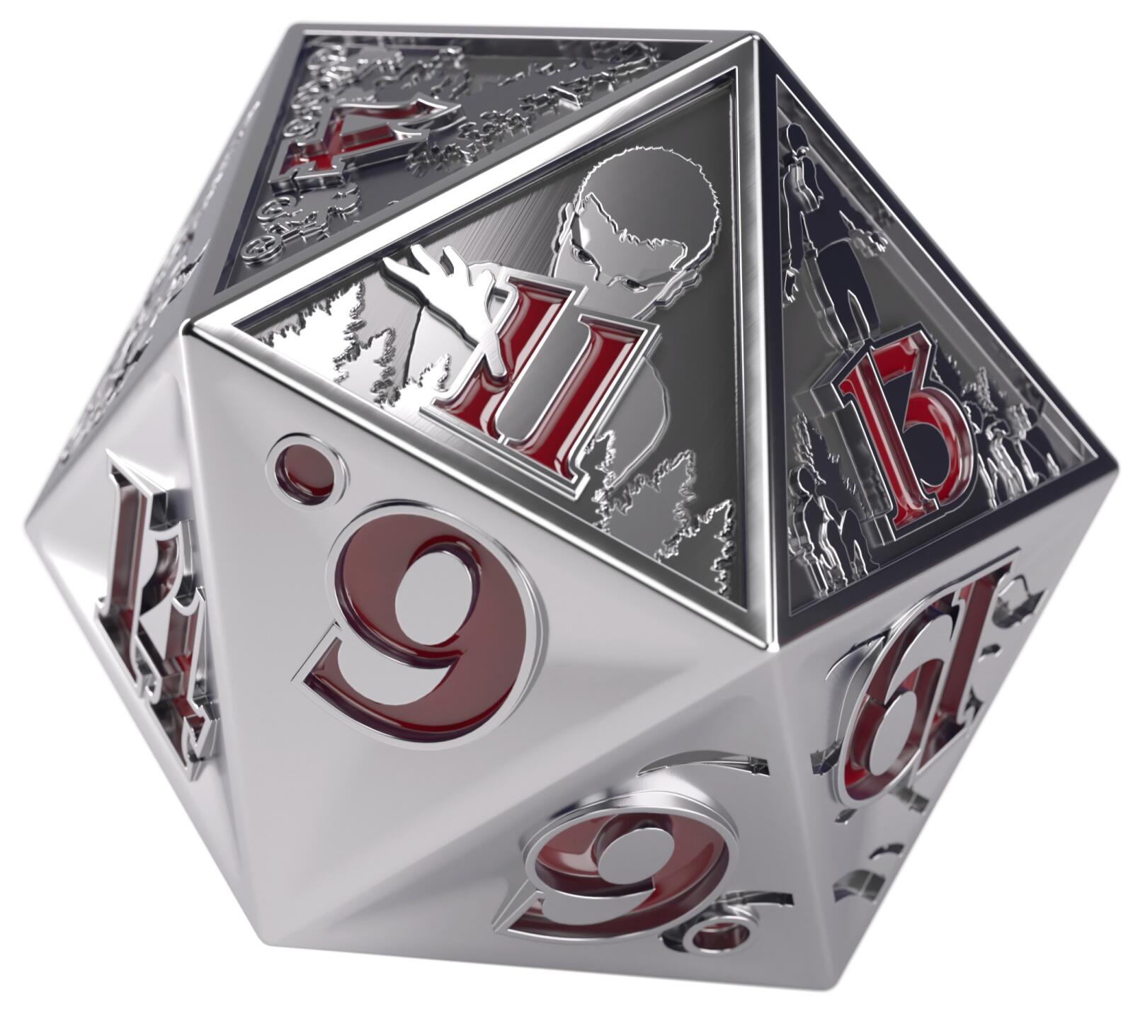 Gamegenic Stranger Things - Hellfire Club Premium Metal D20 Die