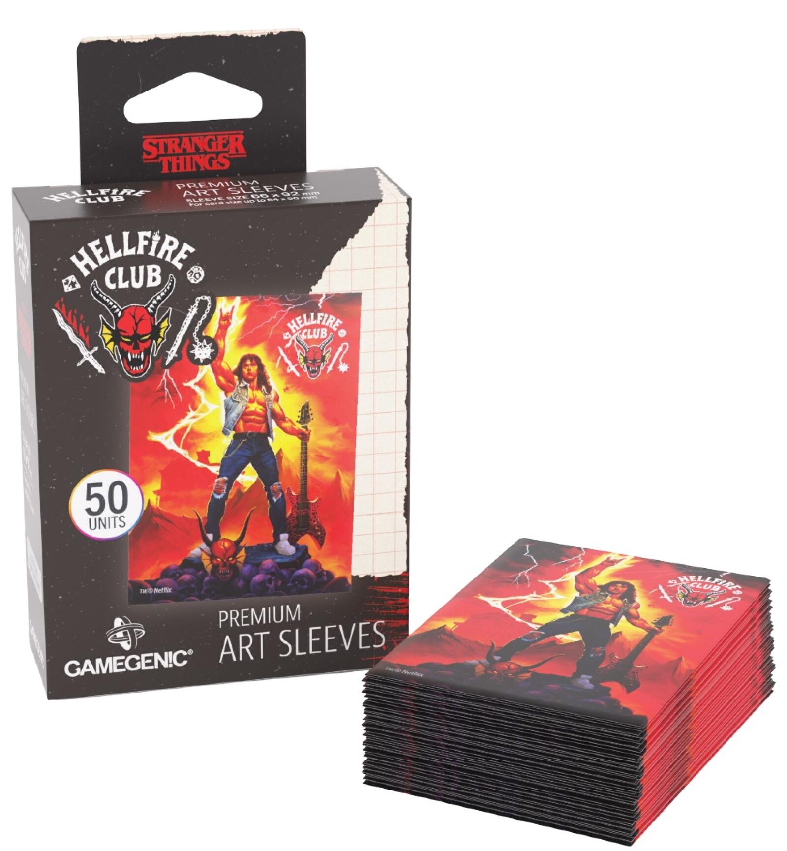 Gamegenic Stranger Things - Hellfire Club Art Sleeves Eddie Munson