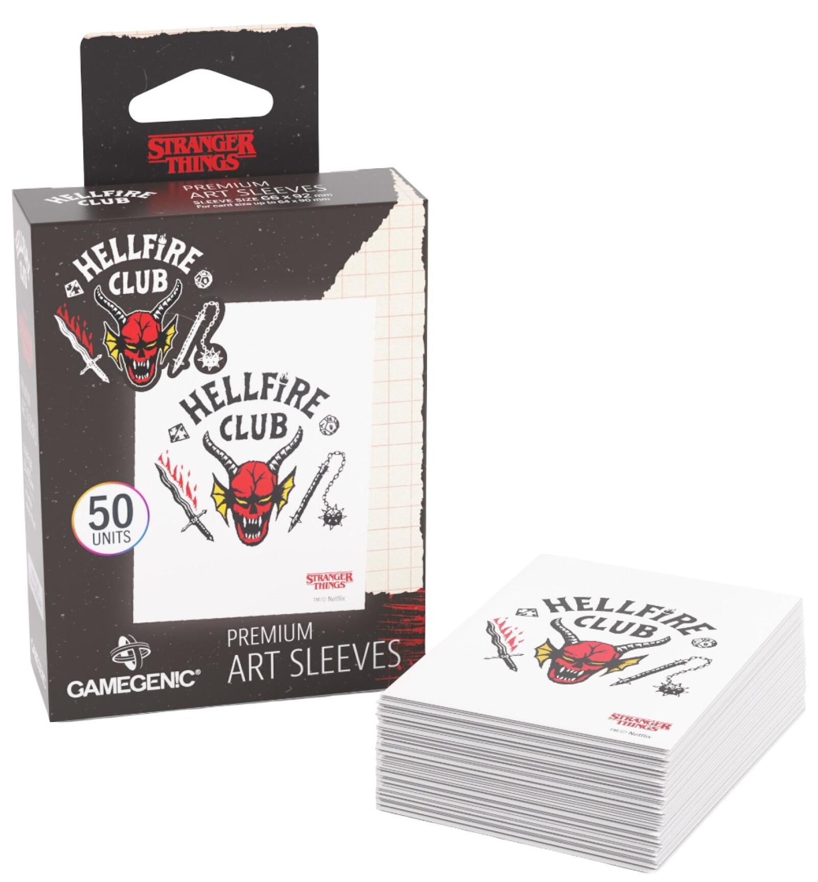 Gamegenic Stranger Things - Hellfire Club Art Sleeves Hellfire Club