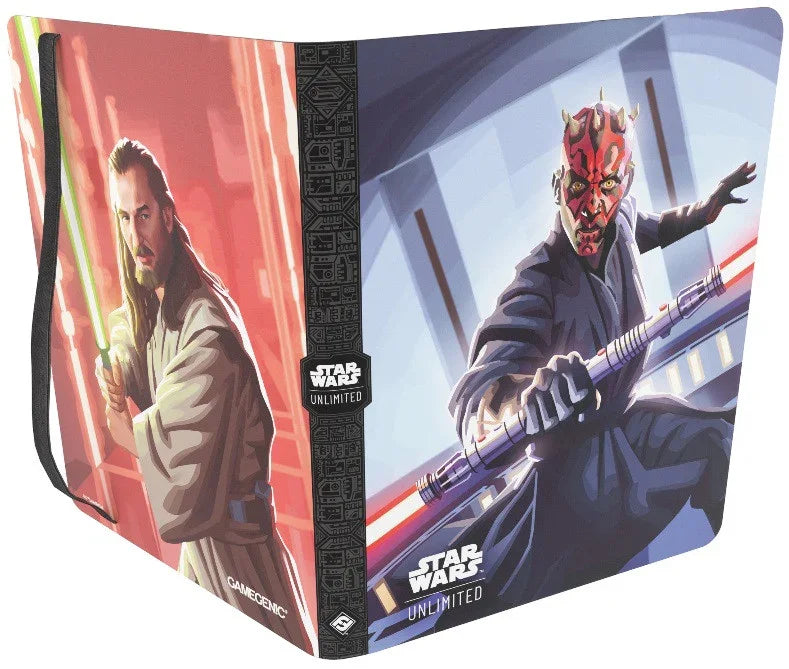 Gamegenic Star Wars Unlimited 18-Pocket Album - Qui-Gon Jinn/Darth Maul