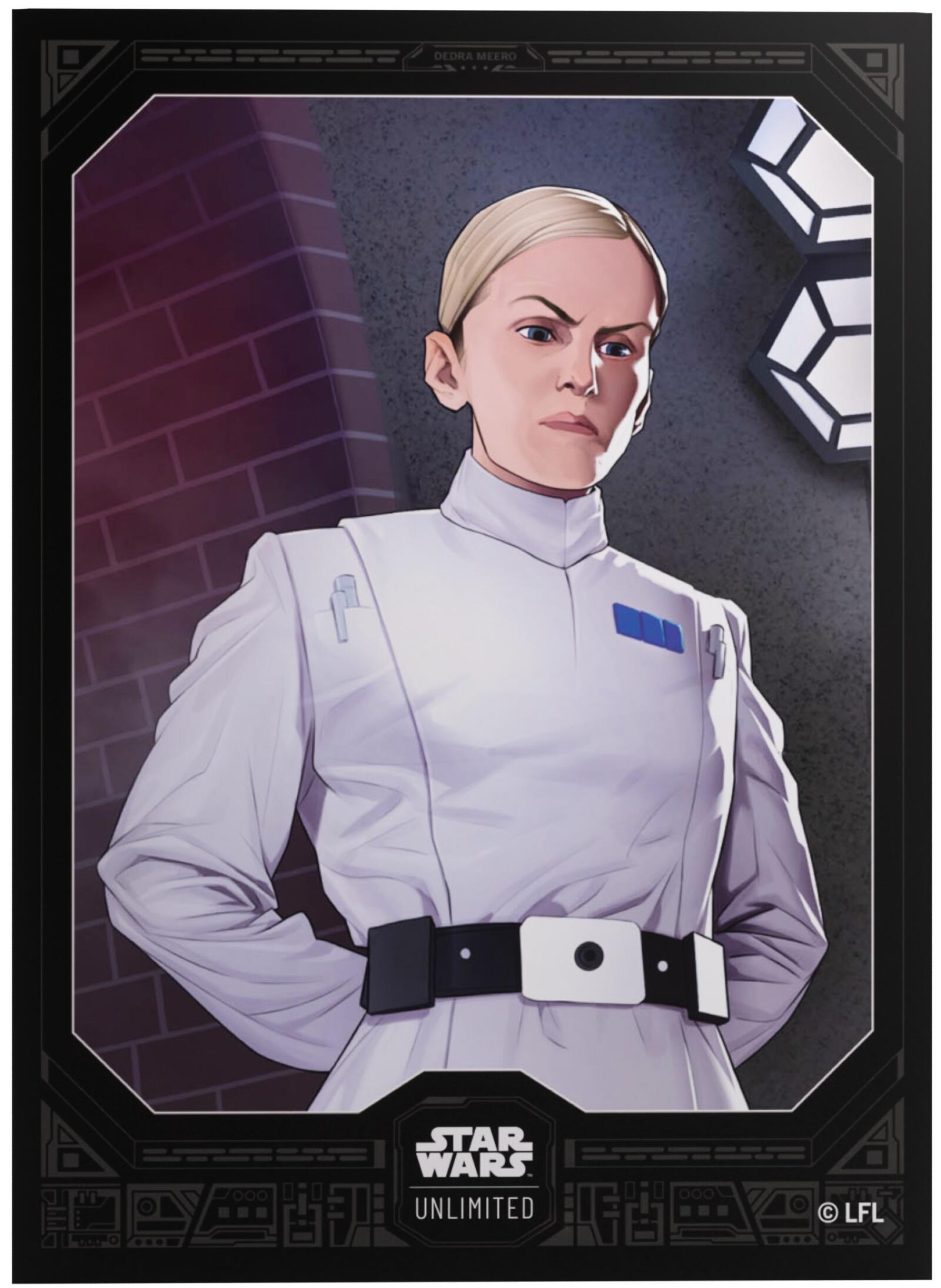 Gamegenic Star Wars Unlimited Premium Art Sleeves - Dedra Meero (66mm x 92mm)