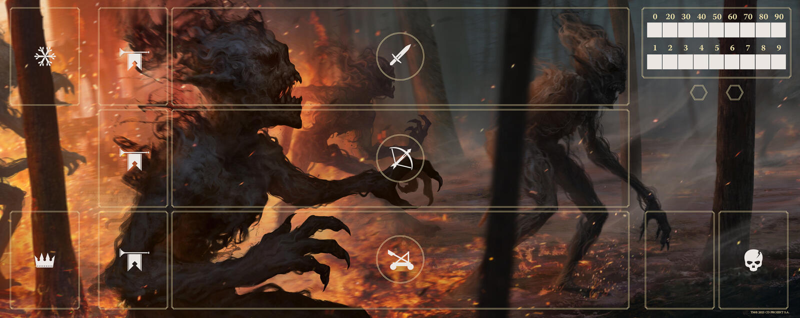 The Witcher - Gwent Monsters Playmat