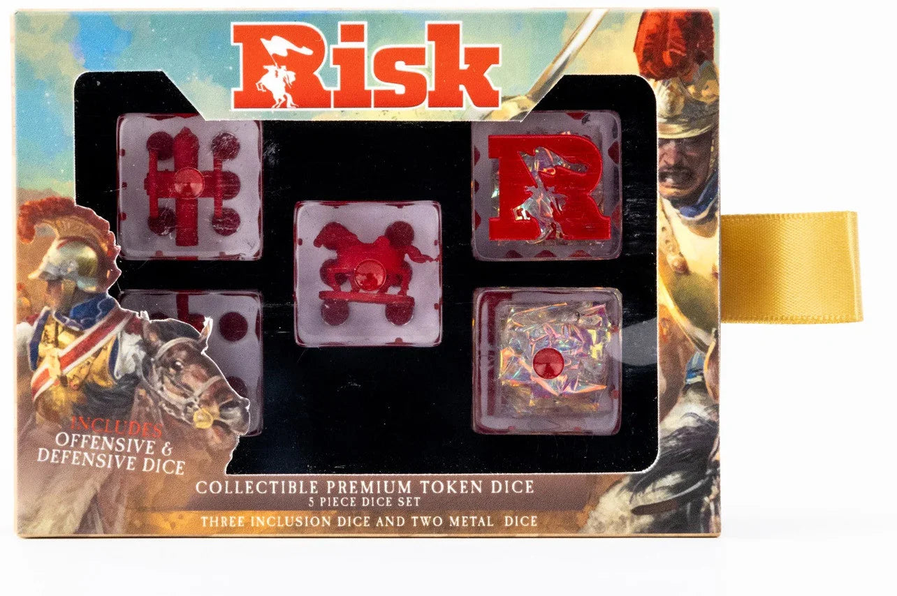MDG Risk 22mm Oversized Dice Set - Offense and Defense Dice