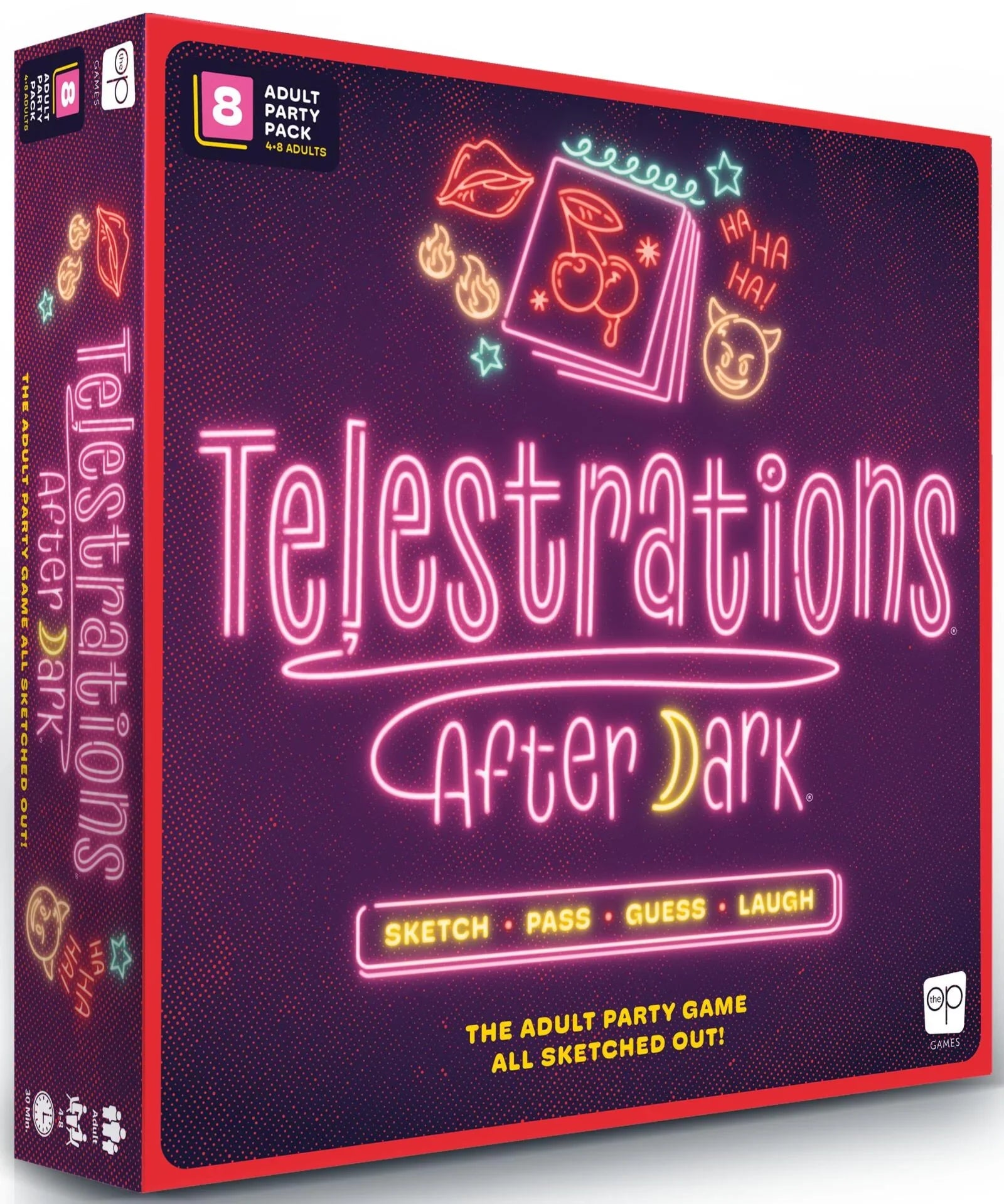 Telestrations After Dark (17+ Year) 8 Player New Edition