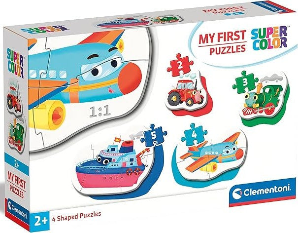 Clementoni My First Puzzles Means of Transport 4 Shaped Puzzles