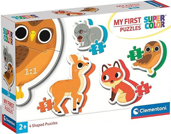 Clementoni My First Puzzles Forest Animals 4 Shaped Puzzles