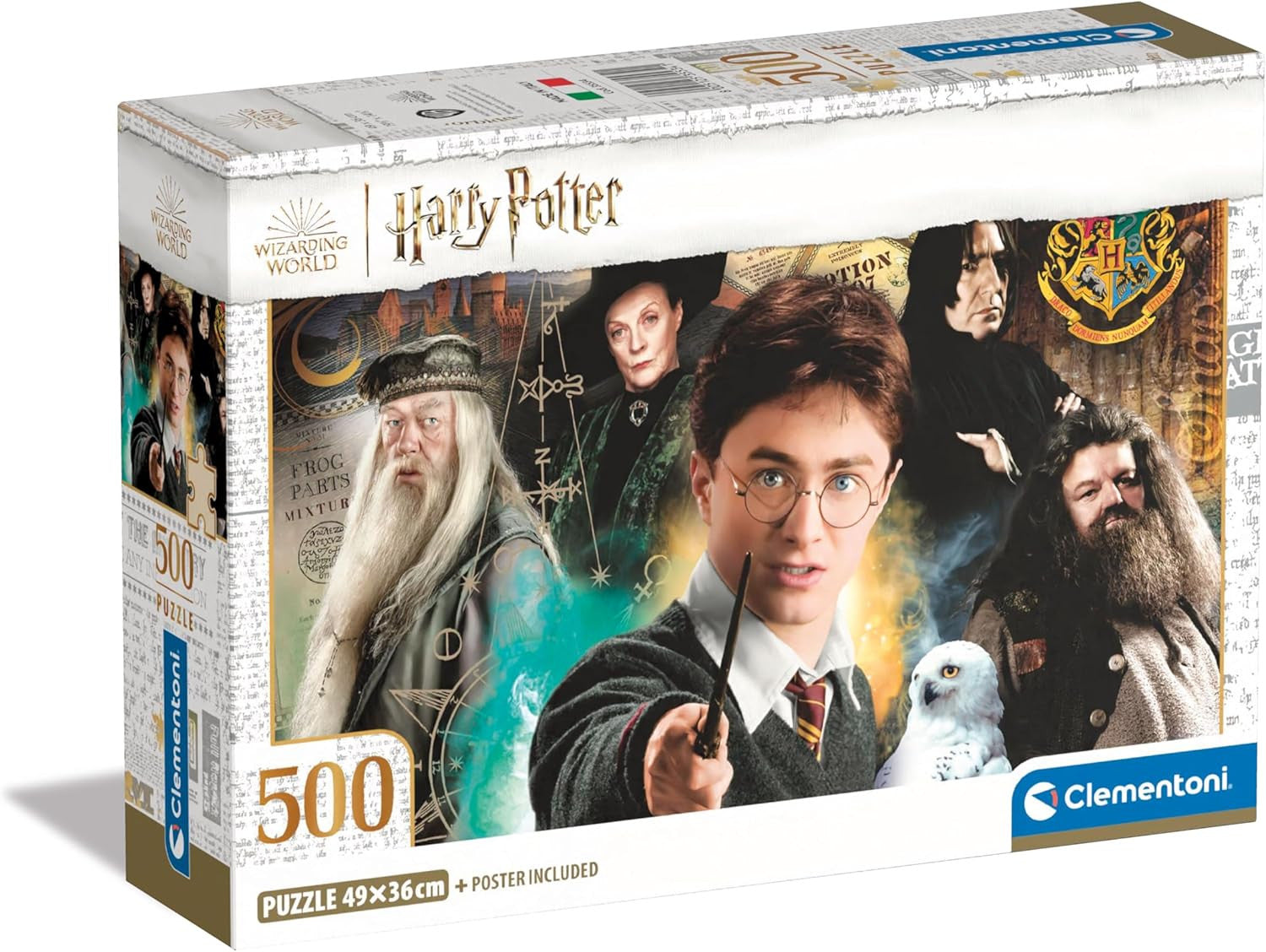 Clementoni Puzzle Harry Potter Design 1 Poster Included 500 Pieces