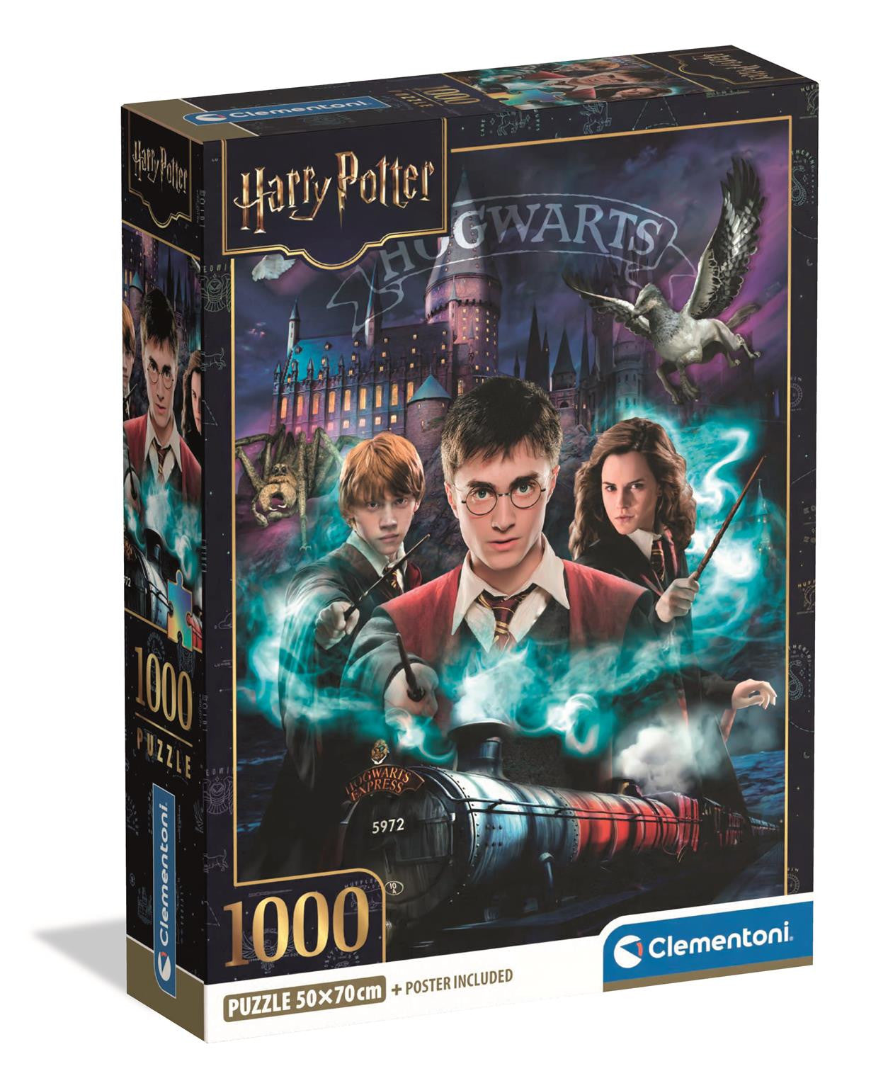 Clementoni Puzzle Harry Potter Hogwarts Poster Included 1