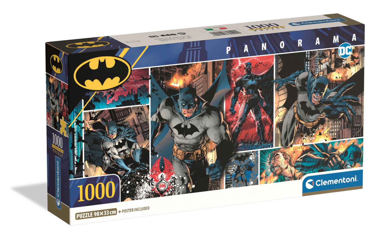 Clementoni Panorama Puzzle Batman Poster Included 1
