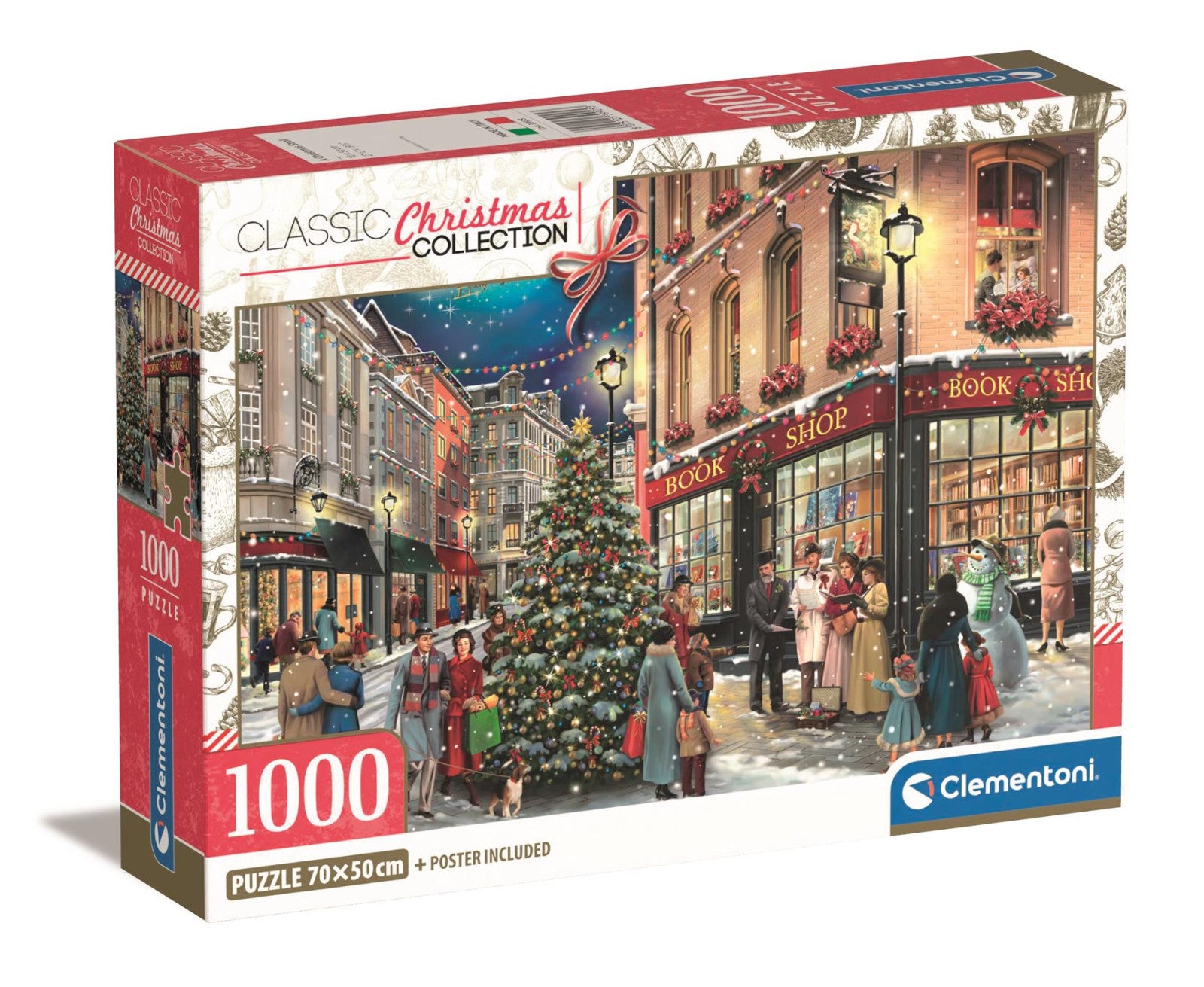 Clementoni Puzzle A Christmas Stroll 1