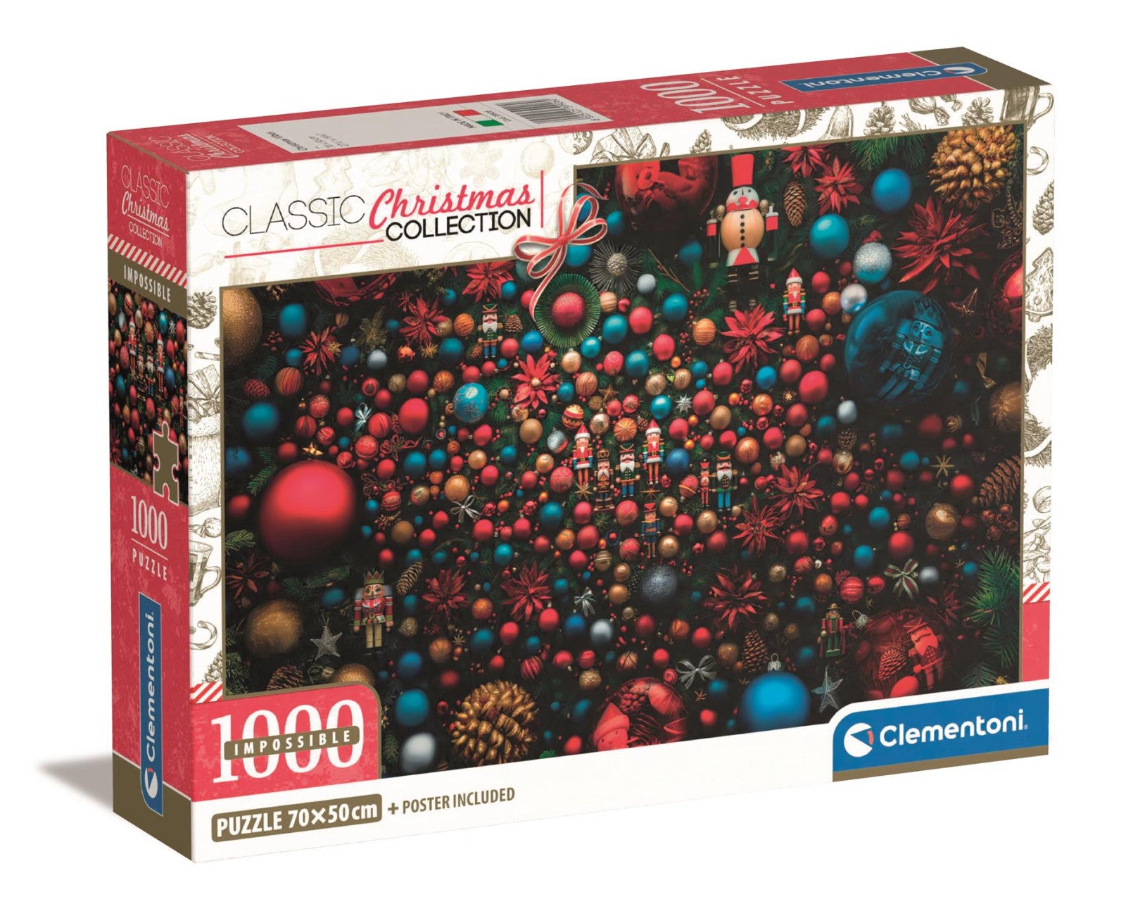 Clementoni Impossible Puzzle Christmas Vibes 1000 Pieces