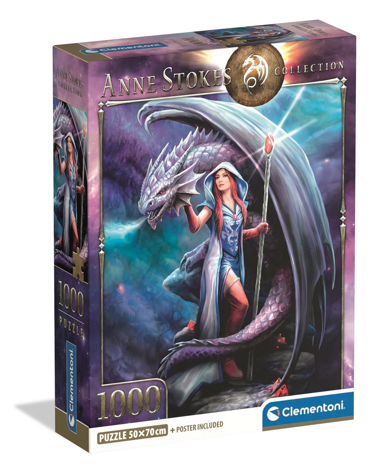 Clementoni Puzzle Anne Stokes Dragon Mage 1