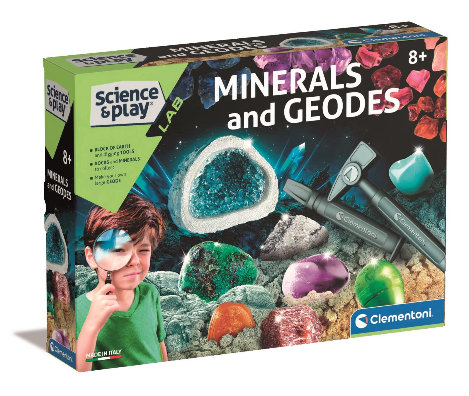 Clementoni Science & Play Minerals & Geodes Kit