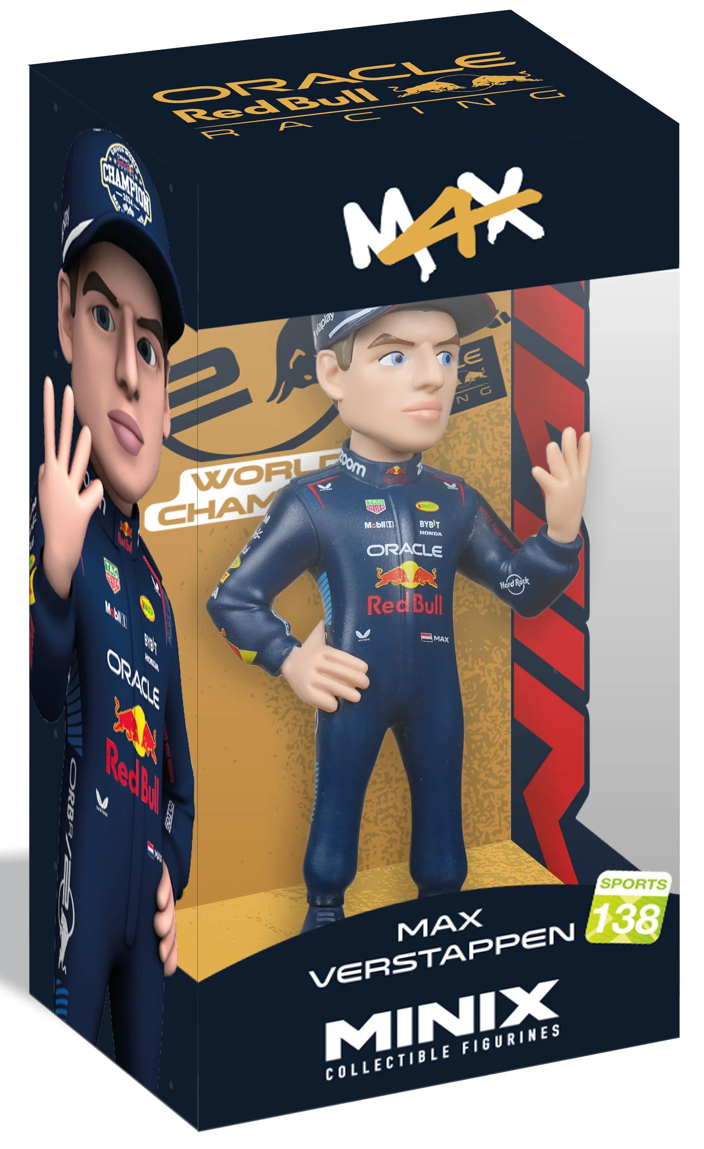 MINIX F1 Red Bull Max Verstappen 4 Time World Champion 133