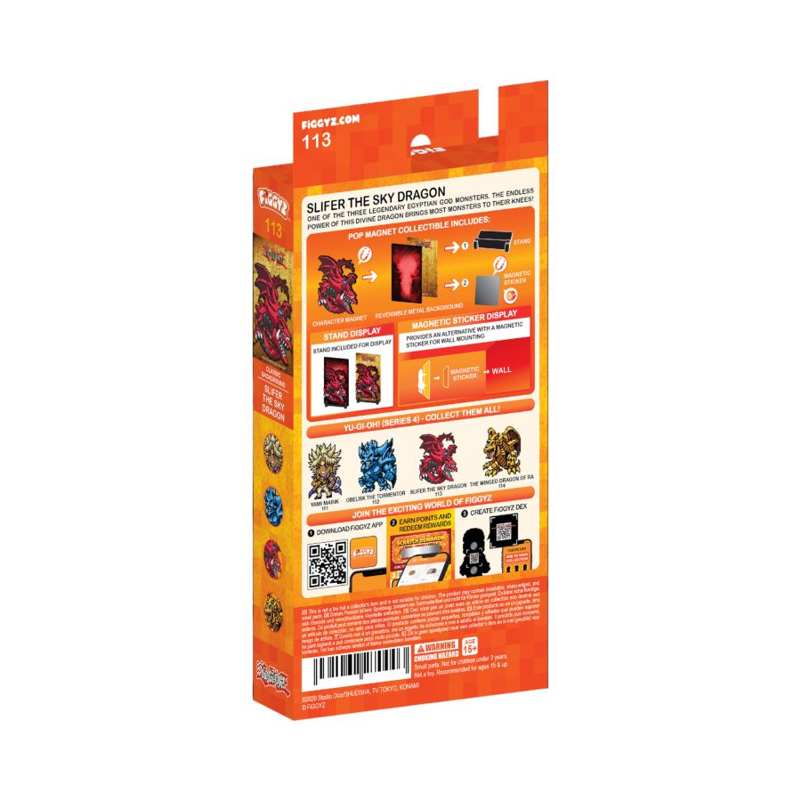 Yu-Gi-Oh! - Slifer el Dragón del Cielo 4.3" FIGGYZ
