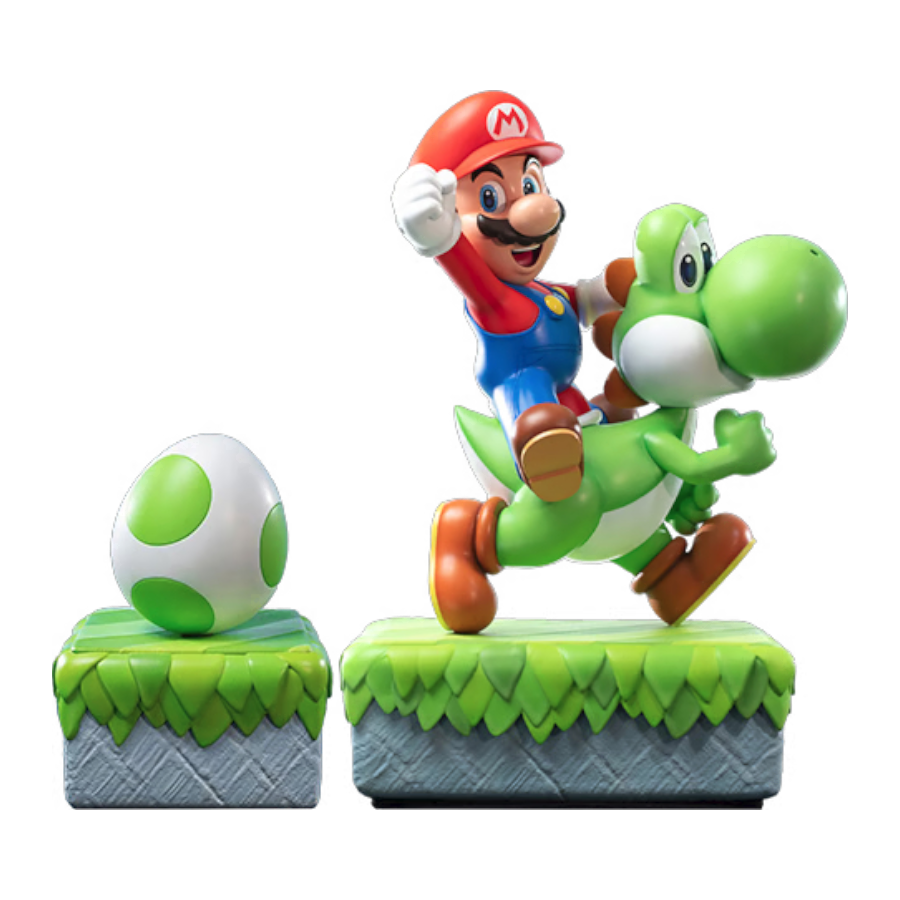 Super Mario - Mario And Yoshi (Exclusive Edition) 19" Statue