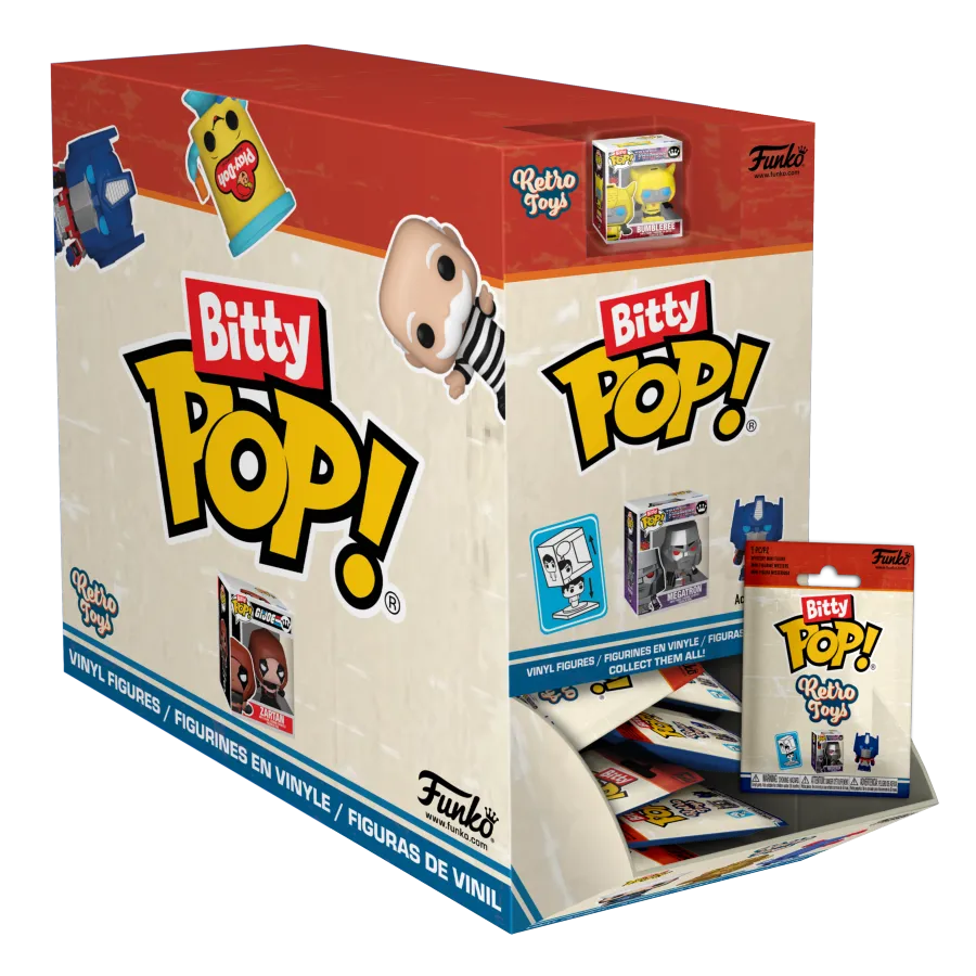 Retro Toys - Bitty Pop! Blind Bag Assortment (Display of 32)