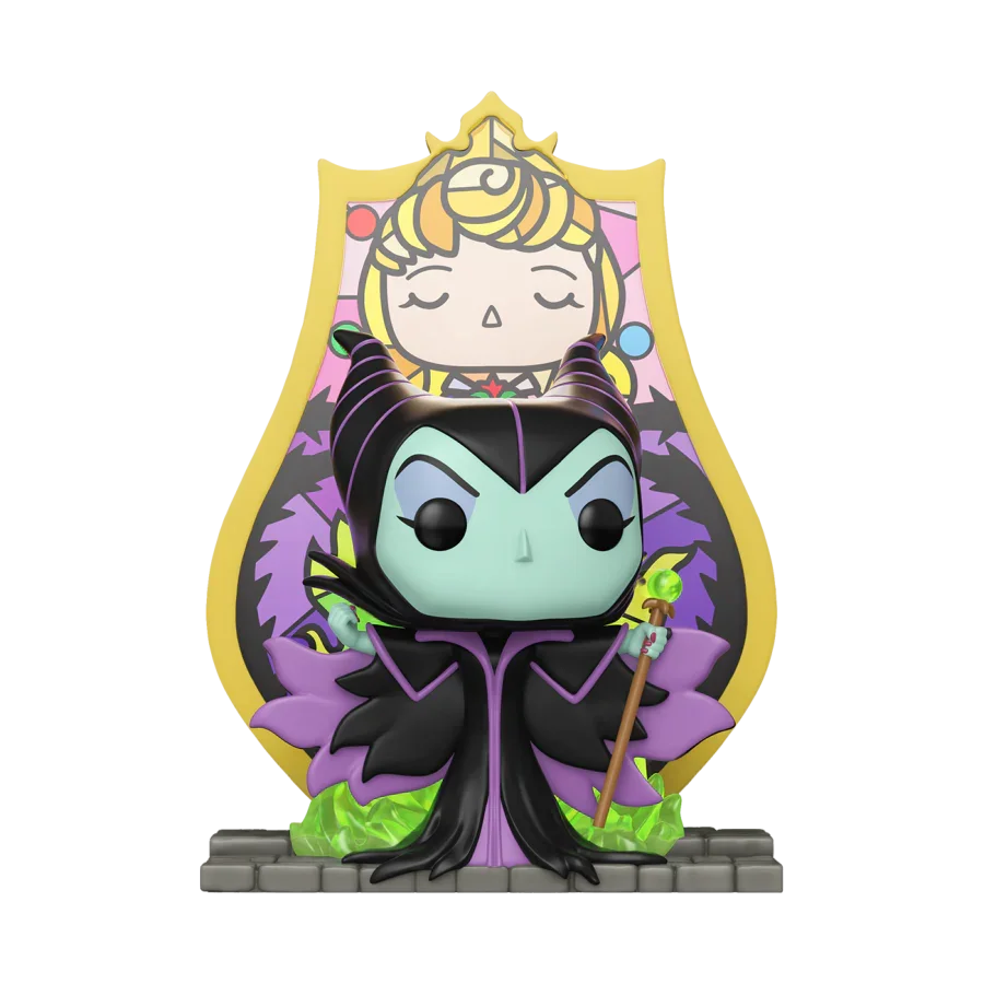Disney: Villains - Maleficent (Stained Glass) Pop! Deluxe