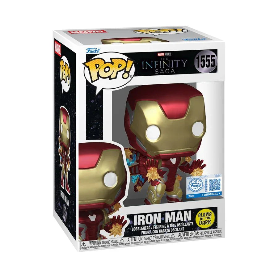 Vengadores: Endgame - Figura Glow Pop! exclusiva de Iron Man