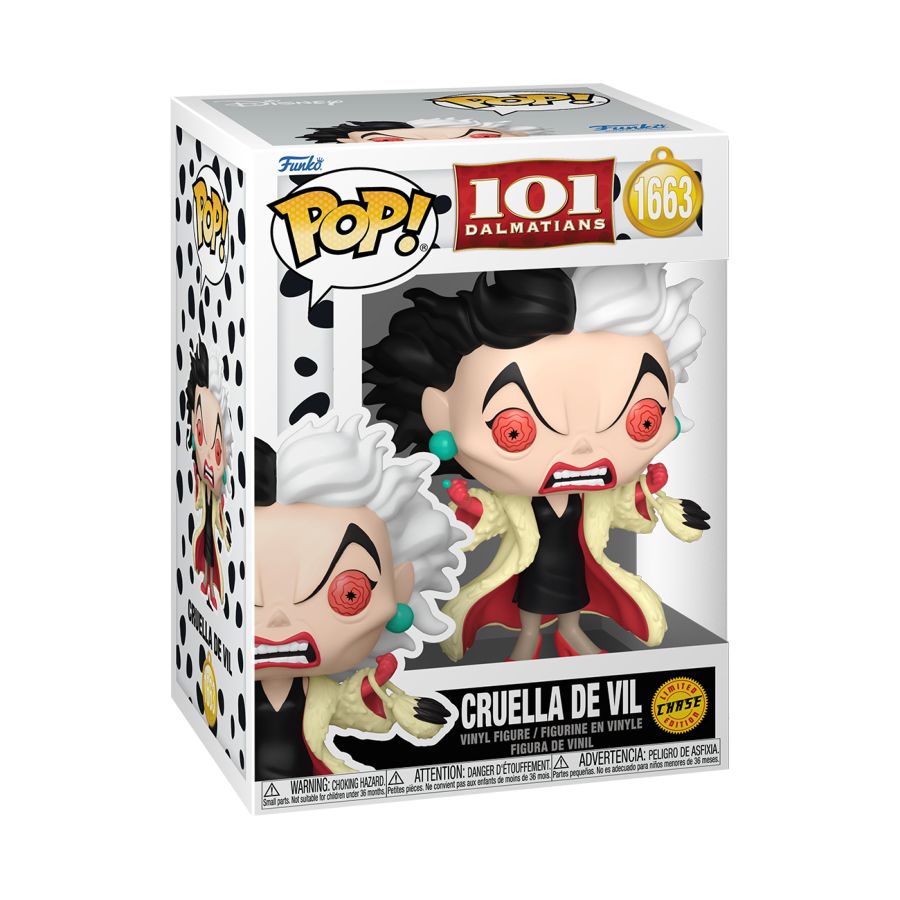 101 Dalmatians (1991) - Cruella De Vil (with chase) Pop! Vinyl