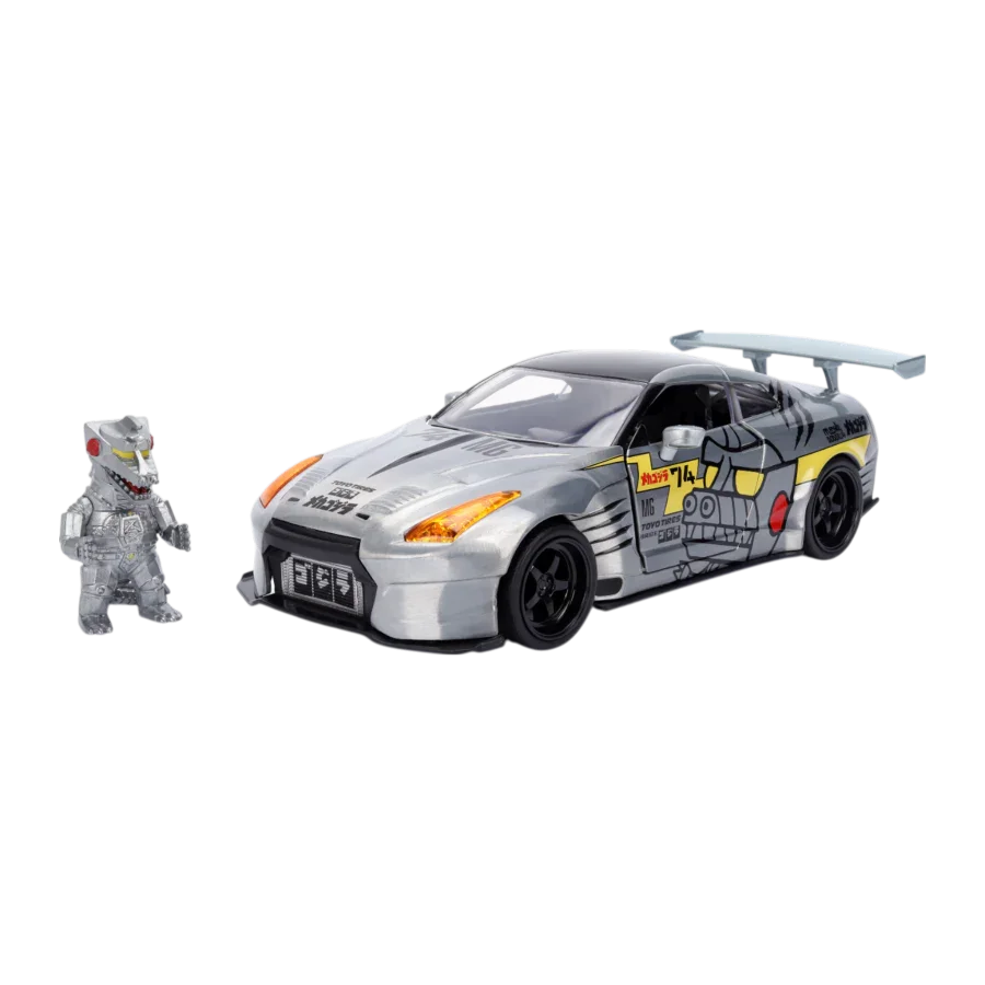 Godzilla - 2009 Nissan GT-R R35 Ben Sopra 1:24 Scale Diecast Vehicle (with Figure)