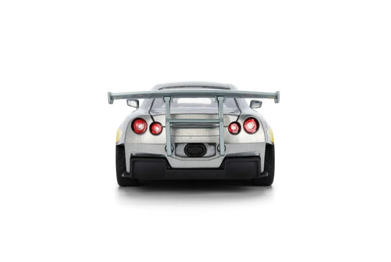 Godzilla - Nissan GT-R R35 Ben Sopra 2009, vehículo de fundición a escala 1:24 (con figura)