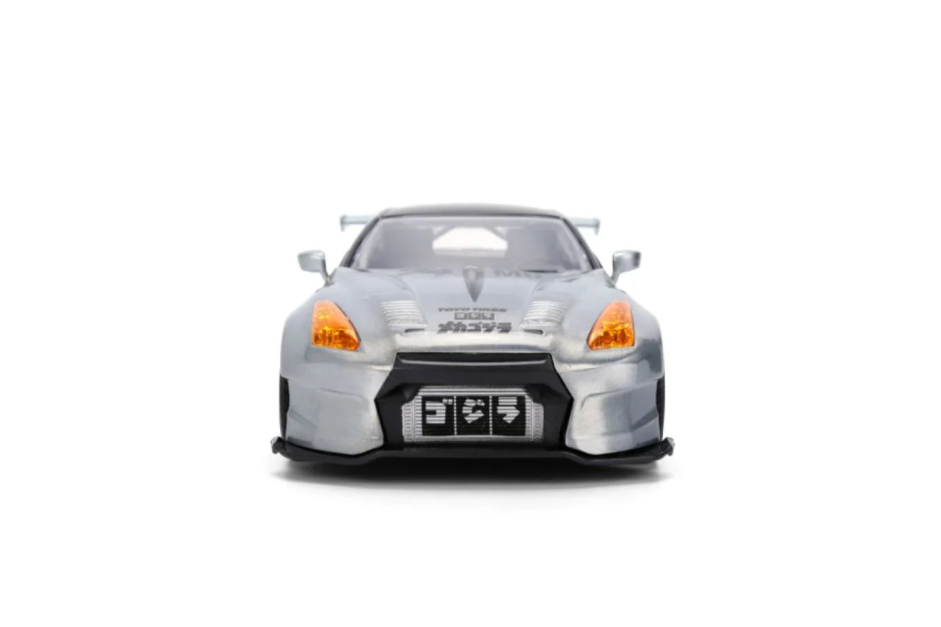 Godzilla - Nissan GT-R R35 Ben Sopra 2009, vehículo de fundición a escala 1:24 (con figura)