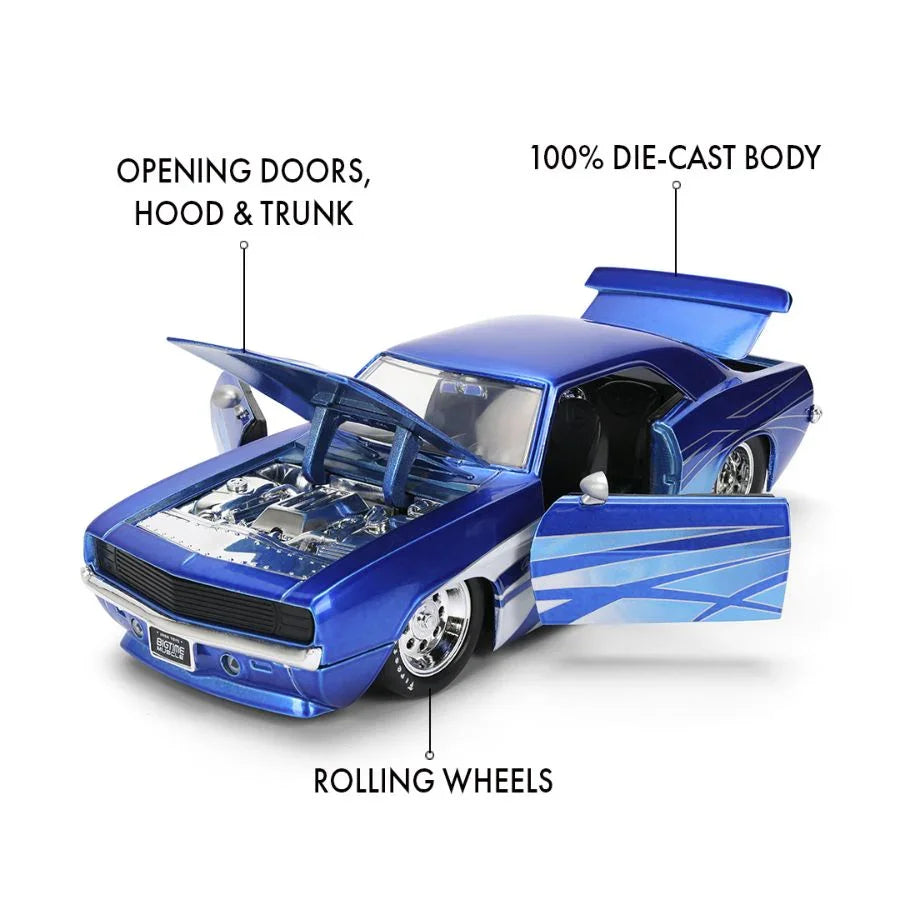 Big Time Muscle - 1969 Chevrolet Camaro 1:24 Scale Diecast Vehicle