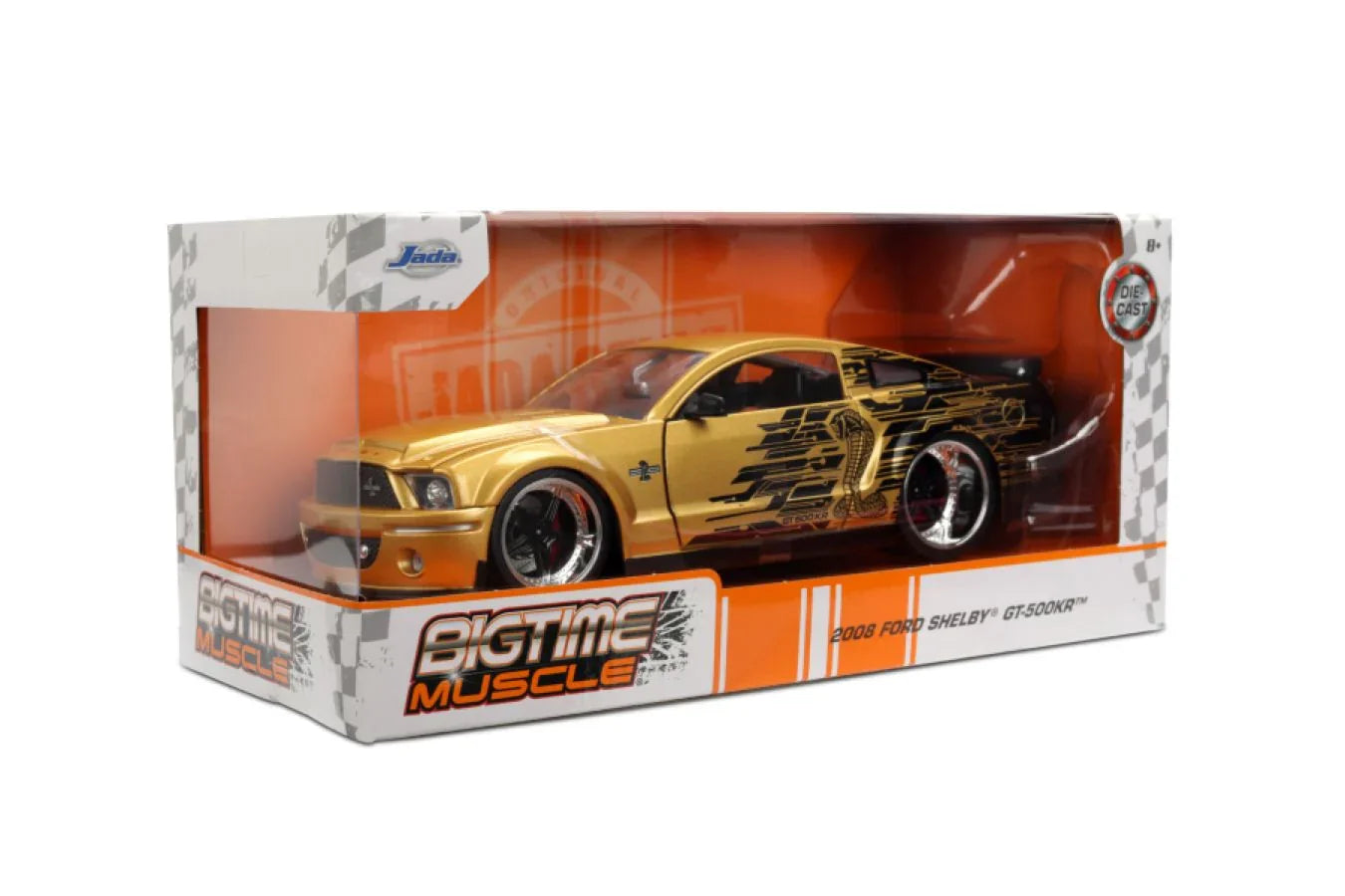 Big Time Muscle - 2008 Ford Mustang GT500KR 1:24 Scale Diecast Vehicle