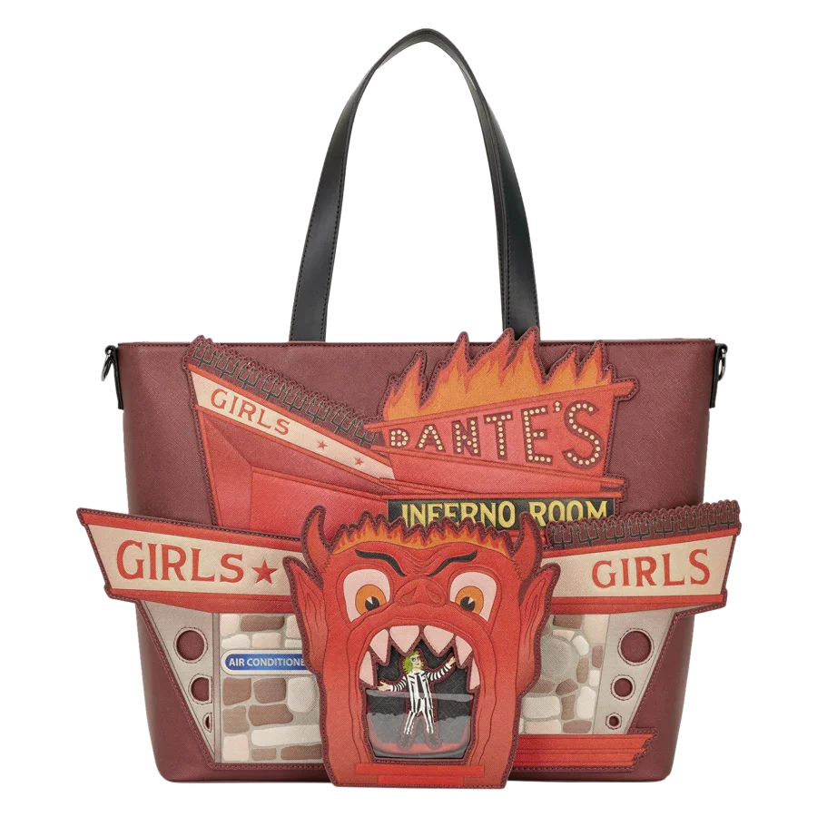 Beetlejuice - Beetlejuice Inferno Room Tote Bag with Coin Bag
