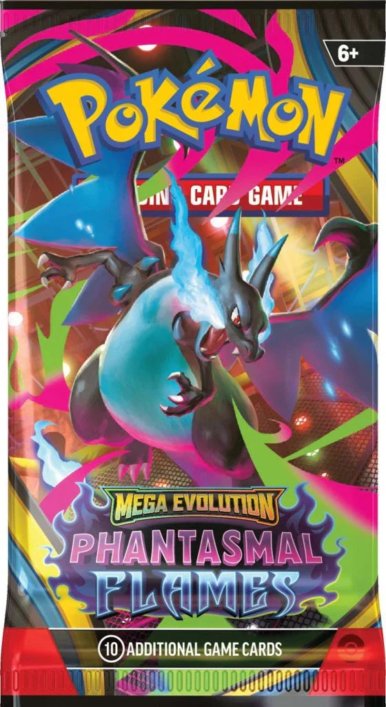 Caja de refuerzo Llamas Fantasmales de Megaevolución de Pokémon TCG