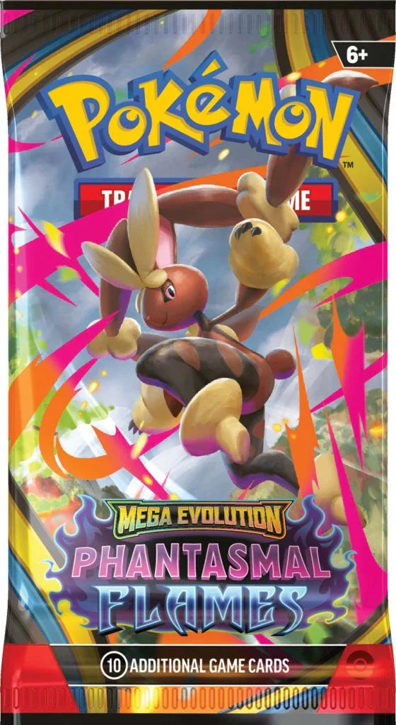Caja de refuerzo Llamas Fantasmales de Megaevolución de Pokémon TCG
