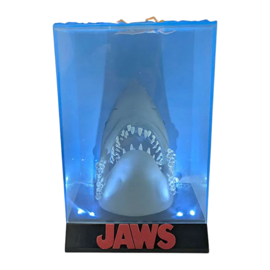 Jaws - Light Up 50th Anniversary 3D Movie Poster Diorama