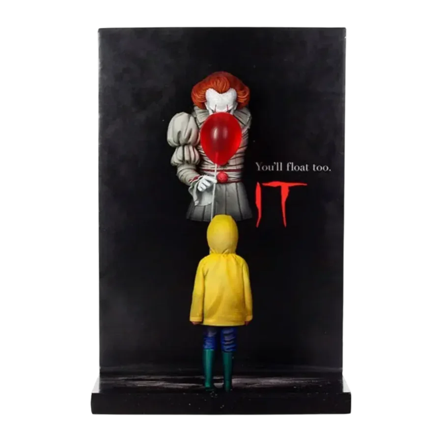 It (2017) - Pennywise & Georgie 3D Poster Figure
