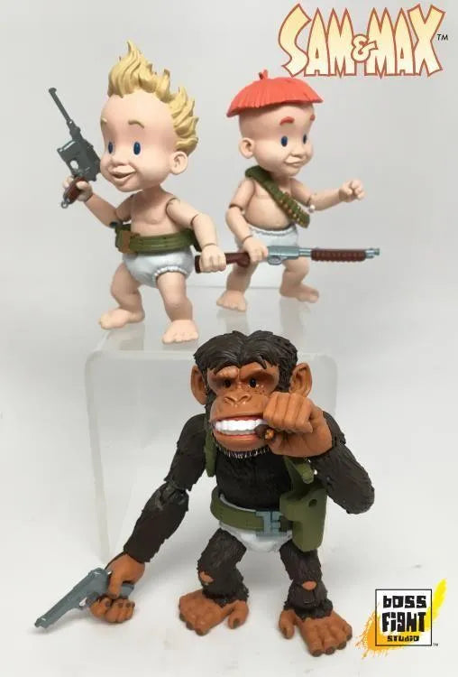 BFSSM003 Sam and Max - Rubber Pants Commandos H.A.C.K.S. Action Figure - Boss Fight Studios - Titan Pop Culture