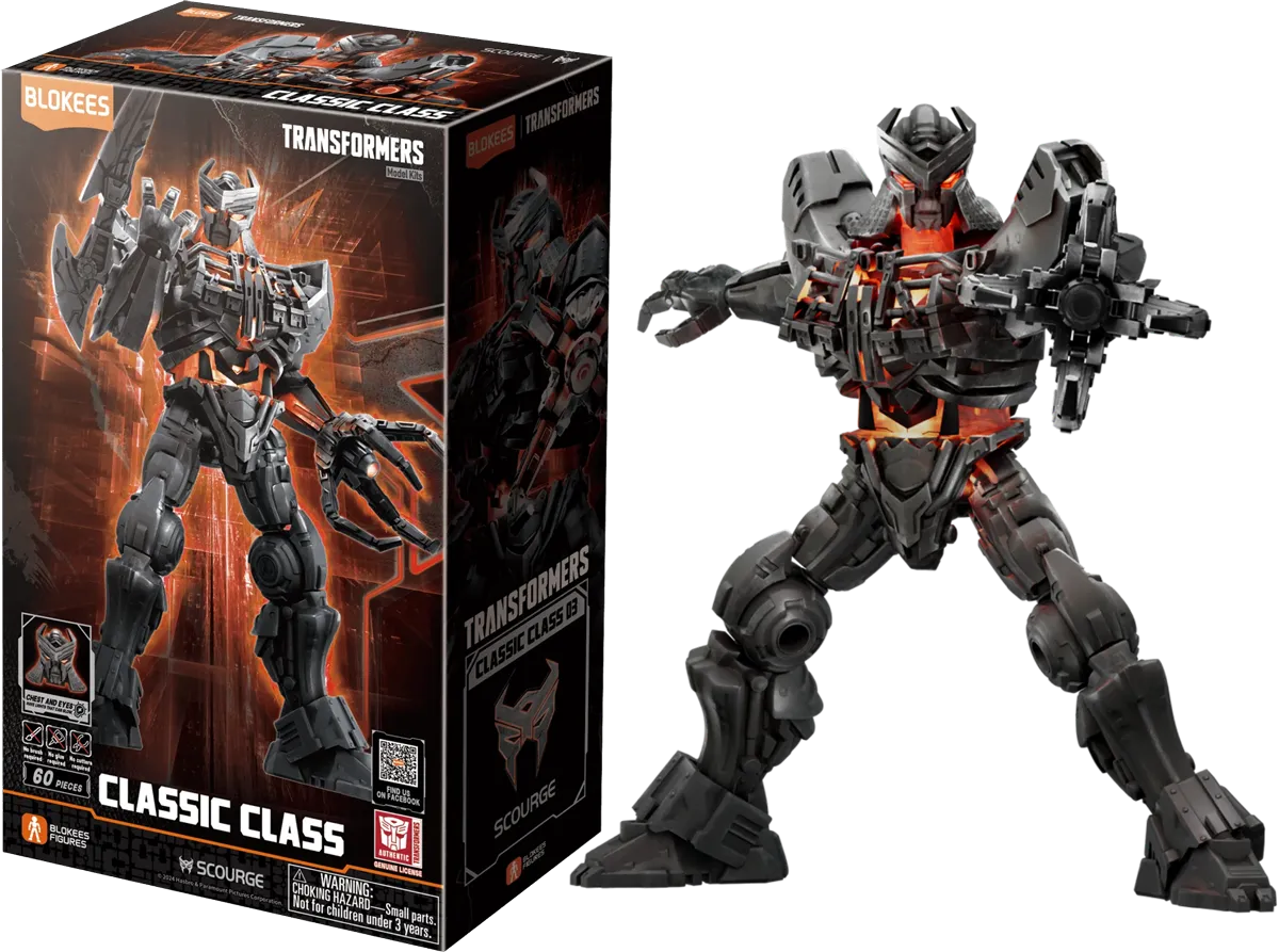 BLO71143 Transformers: Rise of the Beasts - Scourge Classic Class Model Kit - Blokees - Titan Pop Culture
