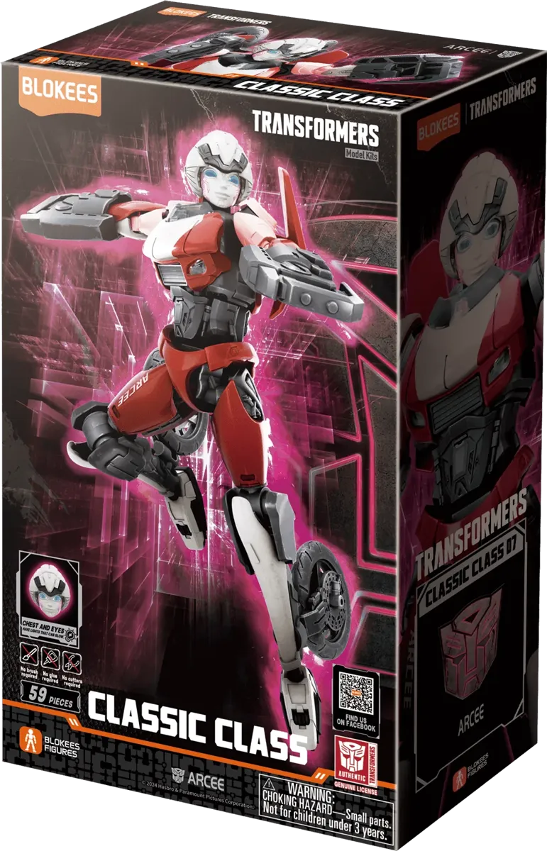 BLO71152 Transformers: Rise of the Beasts - Arcee Classic Class Model Kit - Blokees - Titan Pop Culture