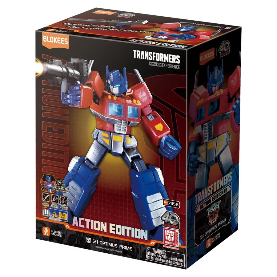 BLO71156 Transformers: G1 - Optimus Prime Action Edition Model Kit - Blokees - Titan Pop Culture
